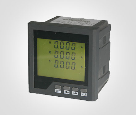 96*96三相液晶數顯電流表